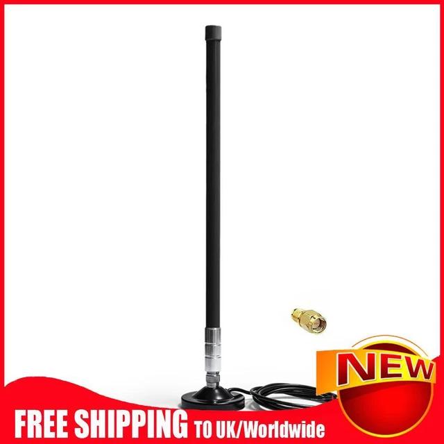 5dBi 858-878MHz for Helium Hotspot Miner Antenna+Magnet Base (55cm Black)