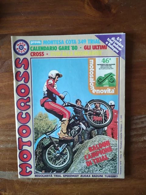 Rivista D'epoca Motocross - Dicembre 1979