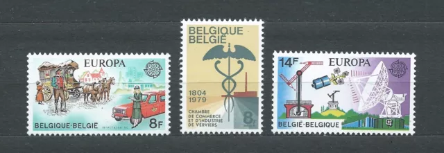 BELGIË BELGIQUE - 1979 YT 1925 à 1927 EUROPA - TIMBRES NEUFS** MNH LUXE