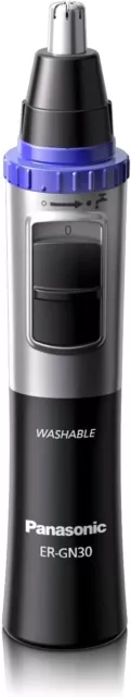 Panasonic ER-GN30 Wet and Dry Electric Nose, Ear and Facial Hair Trimmer for Men