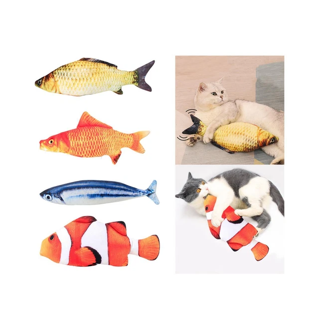 2 Jouets Chat Avec Herbe à Chat - Forme Coupe Sanglante - Taille 10 Et 13 Cm - Pour Jeu Solo Et Chasse