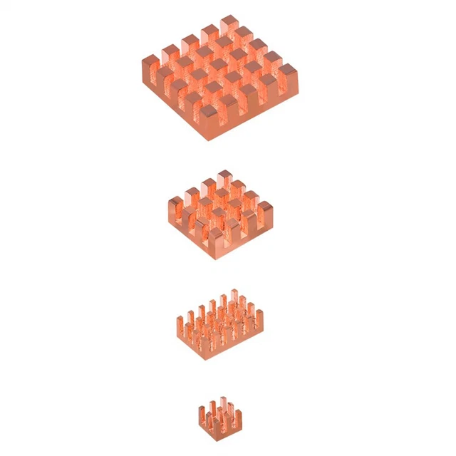 4 Dissipateurs Thermiques SSR Aluminium - 80x50x50mm, Pour Relais 10A/25A/40A, Refroidissement
