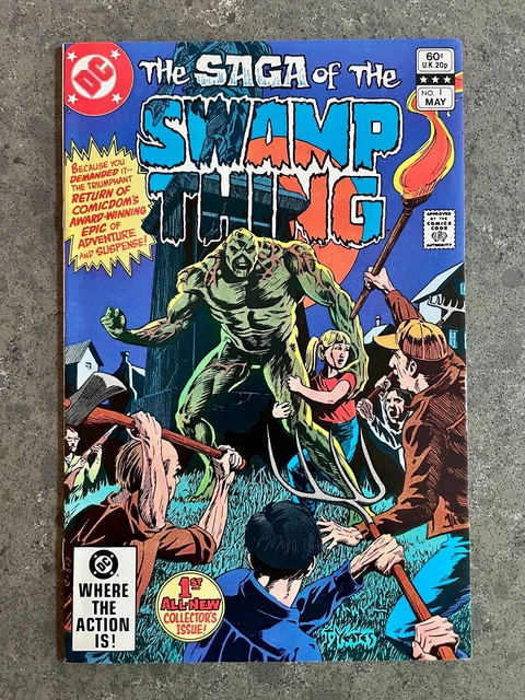The Saga of the Swamp Thing #1 1982 2nd Series DC Comics KEY ISSUE - VF/NM