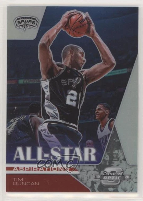 2019-20 Panini Contenders Optic All-Star Aspirations Tim Duncan #1 HOF