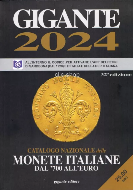 CATALOGO GIGANTE MONETE ITALIANE 2024 nuovo a colori