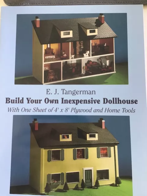 Build your own inexpesive dolls house with plywood and home tools