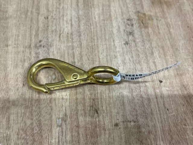 Baron Bronze 1" Quick Snap On Clip Round Eye 249BT