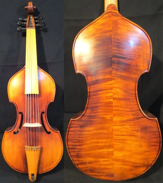 SONG Maestro 6 strings 16" viola da gamba,powerful sound maple spruce wood 10097