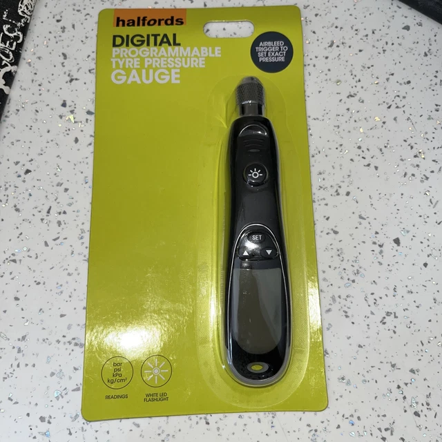 Halfords Programmable Tyre Pressure Gauge FOR SALE! PicClick UK