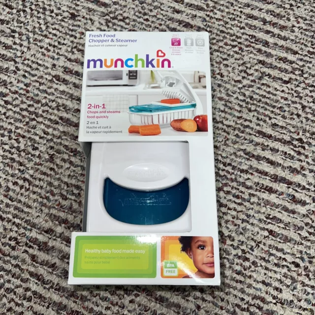 New! Munchkin Fresh Food Chopper & Steamer Discontinued by Manufacturer Free S&H