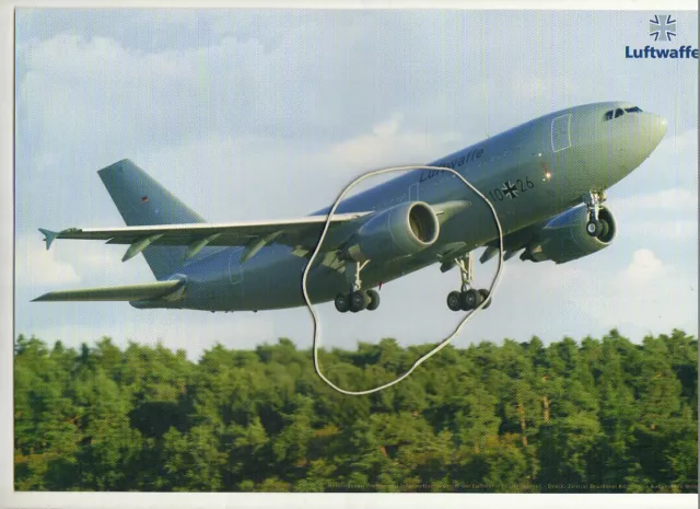 Poster Bundeswehr Airbus A 310 Flugzeug Militär Luftwaffe Piloten Pilot Transpor