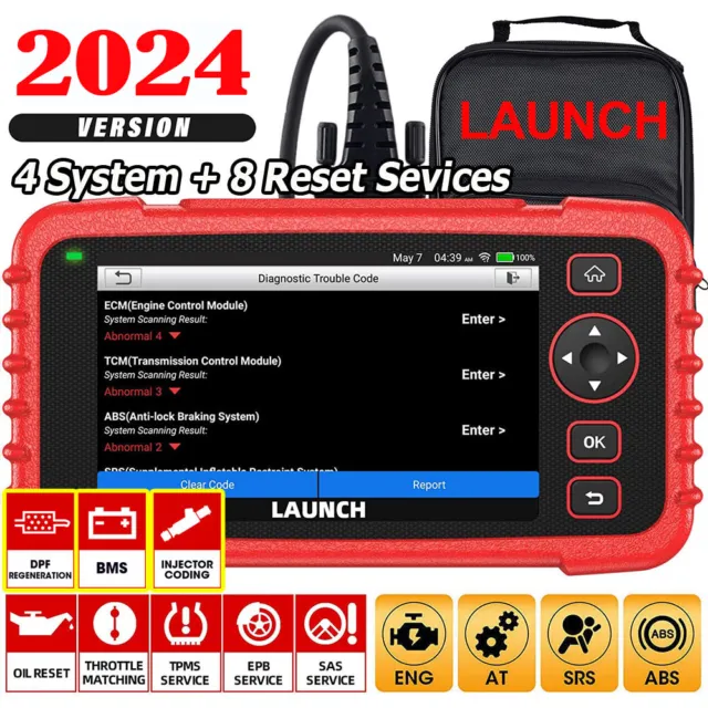 2024 LAUNCH CRP129X dispositivo profesional de diagnóstico de automóvil escáner coche OBD2 TPMS EPB SAS ABS 2