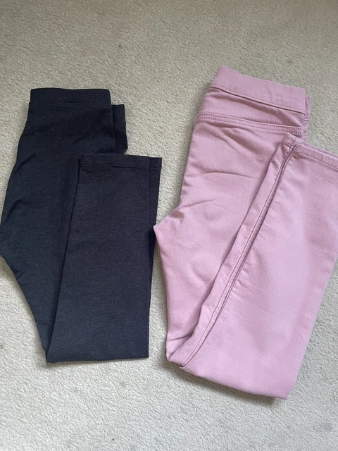 Girls H&M Jeggings & Zara Leggings Bundle age 6-7