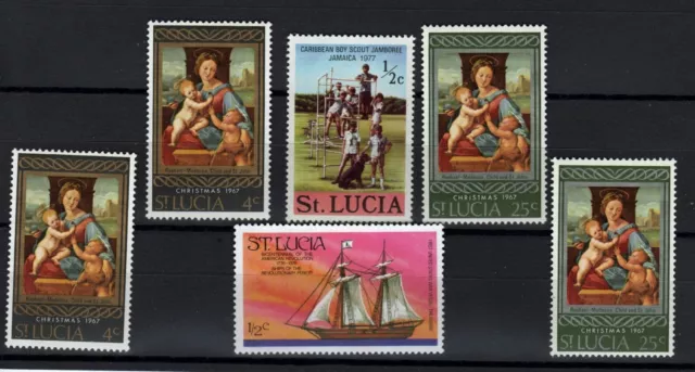 Briefmarken St. Lucia