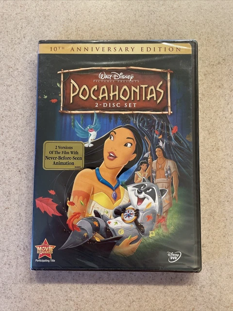 Pocahontas (DVD, 2005, 2-Disc Set, 10th Anniversary Edition) Brand New Sealed
