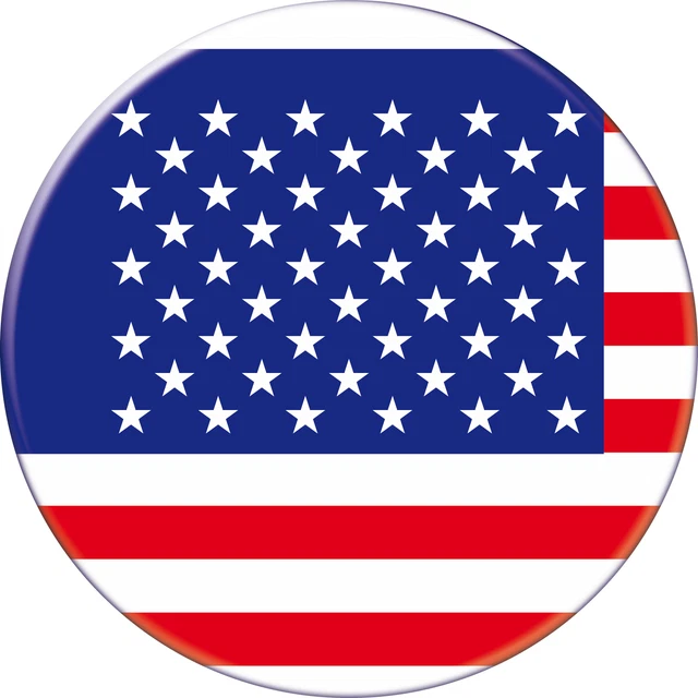 Lot De 5 Stickers Ronds 5cm - Drapeau Éthiopie, Vinyle, Auto, Moto, PC