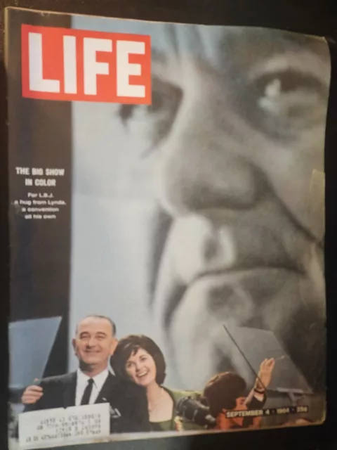 LIFE Magazine September 4 1964 Lyndon Johnson Hubert Humphrey Harakiri