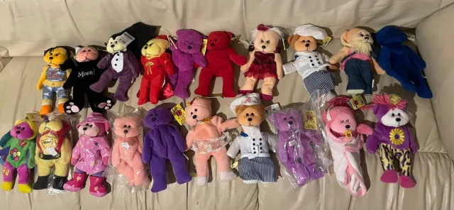 Bulk Lot Collectable Rare Retired Skansen Beanie Kids Babies Ty Animals Tags