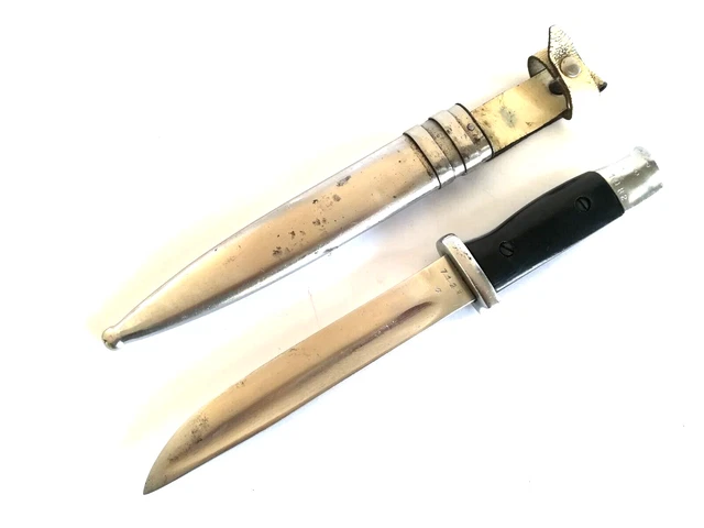 WWII GERMAN TRENCH Fighting Knife Parade Dagger K98 Bayo “cof 44” CARL