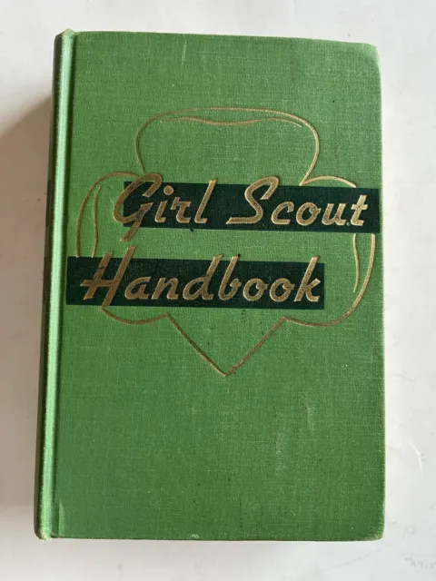 Girl Scout Handbook Handbook Vintage 1951 Printing Copyright 1947 Hardcover Nice