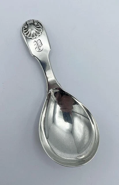 Cucchiaio Caddy Argento George Iv Londra 1828 William Eaton