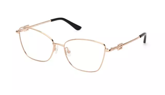 Montatura per occhiali da vista donna Guess cat eye montature metallo oro rosa