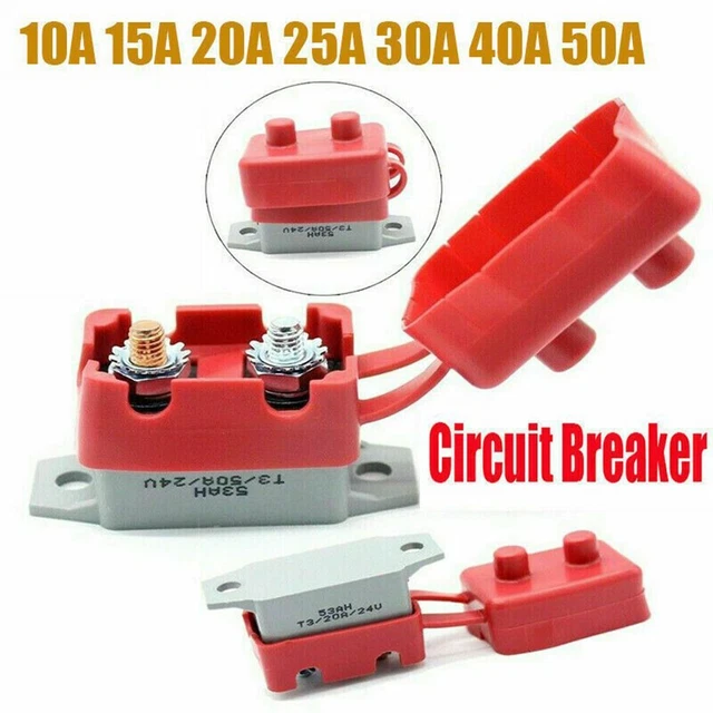 Auto Réinitialisation Disjoncteur Automatique Reset Double Batterie Fusible