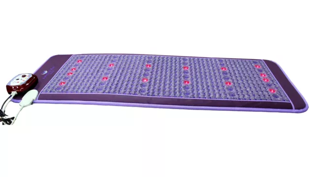 "Tapis de chauffage violet Ereada infrarouge lointain bio magnétique photon aminé Pro 29"x73" 3