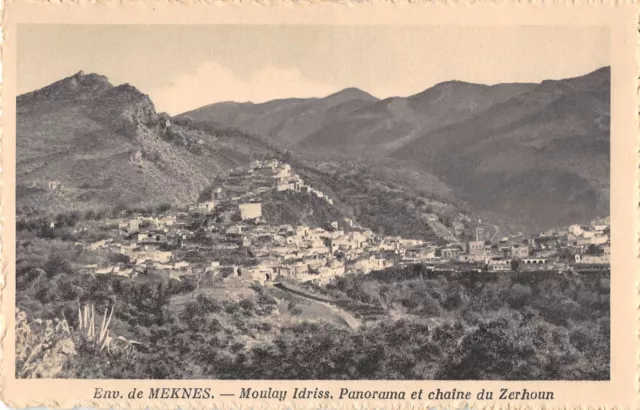 Cpa Morocco Moulay Idriss Panorama