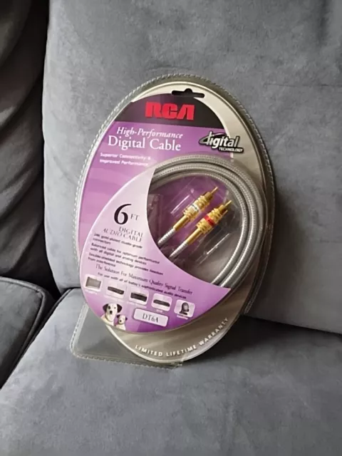 Dt6a Rca Digital Audio Cable 6ft High Performance