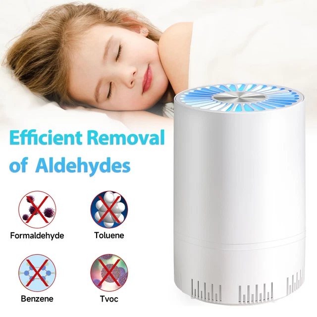 Room Air Purifier HEPA Filter Home Smoke-Cleaner Eater Indoor Dust Odor Remover