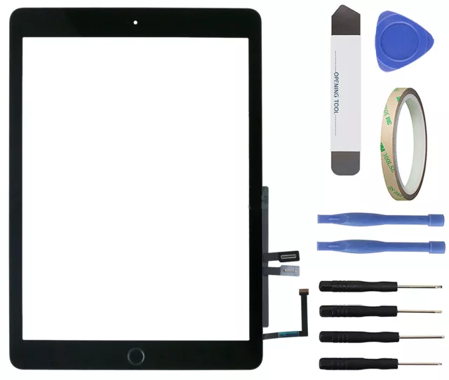 Touchscreen f. Apple iPad 6 2018 A1893 A1954 Display Glas Scheibe Digitizer blk.