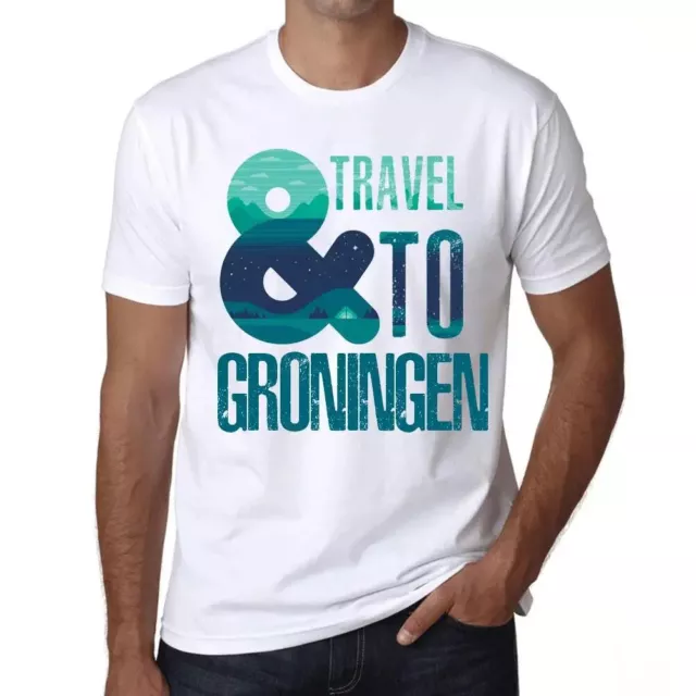 Camiseta Estampada para Hombre Y Viaje A Groningen – And Travel To Groningen