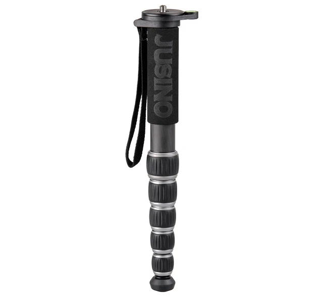 Sehr stabiles Carbon Monopod 0,43kg leicht JUSINO MP-326C inkl. Tasche