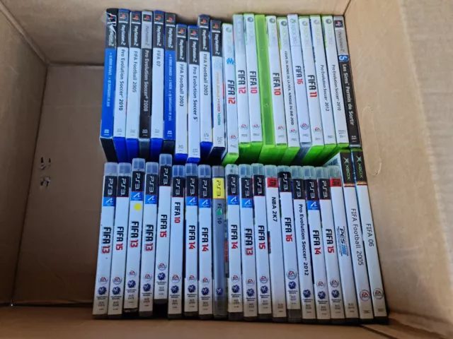 Lot de 41 jeux PS3 XBOX 1er gen PS2 et XBOX360