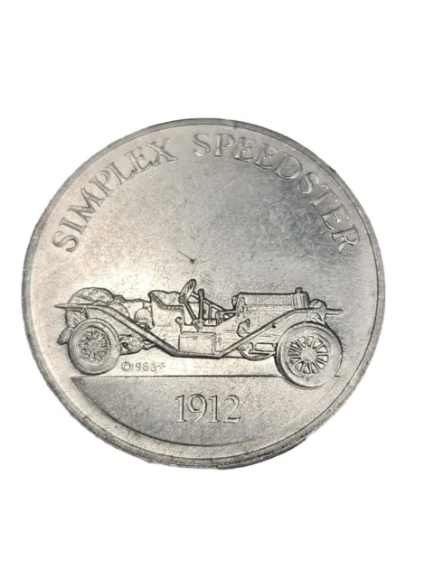 Simplex Speeder 1912 The Franklin Mint DX Sunoco Antique Car Coin