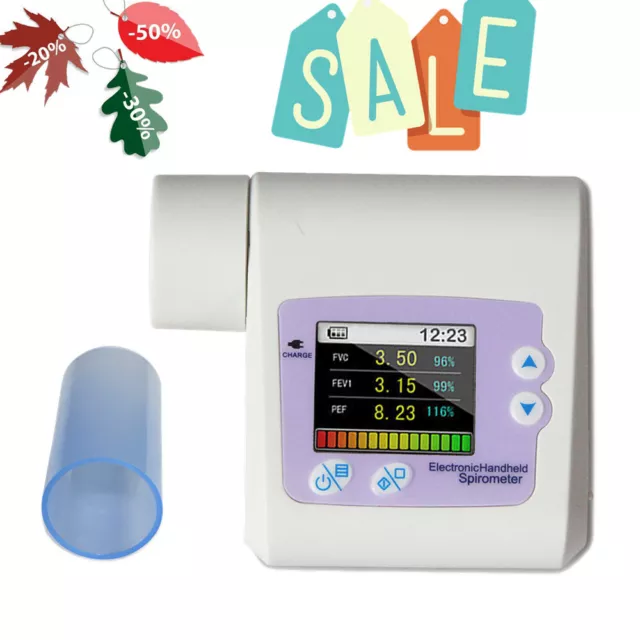 SP10 Handgerät Spirometer Lung Check Vitalkapazität, Lungenfunktion, PCsoftware