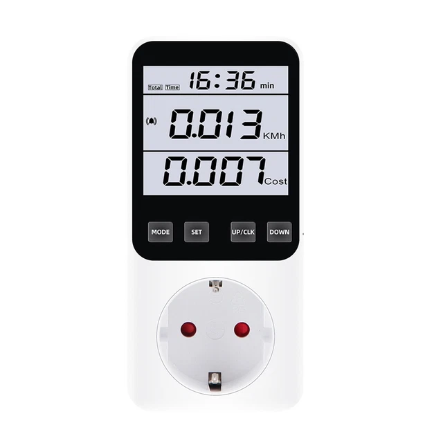 148 x 39 x 75 mm presa metro costi energetici misuratore consumo energetico durevole