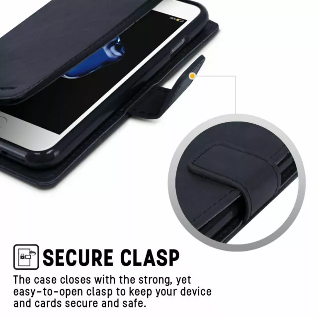 Fit  iPhone 7 8 Plus Case 6 6s Plus Cover Flip Shockproof Soft Apple Wallet 3