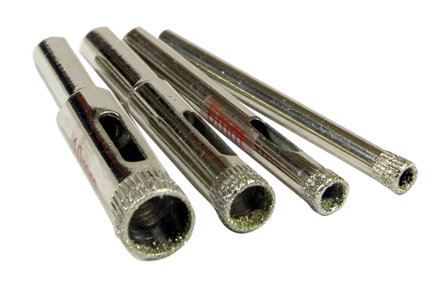 Diamond core drill bits set electroplated Ø 5-10 mm