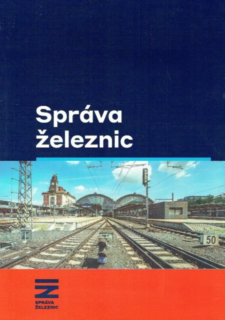Správa Zeleznic Tschechische Eisenbahnverwaltung Werbebroschüre Eisenbahn 2021