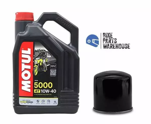 Honda Vfr800 Fi 2002-2003 Motul 5000 Oil & Filter Service Kit