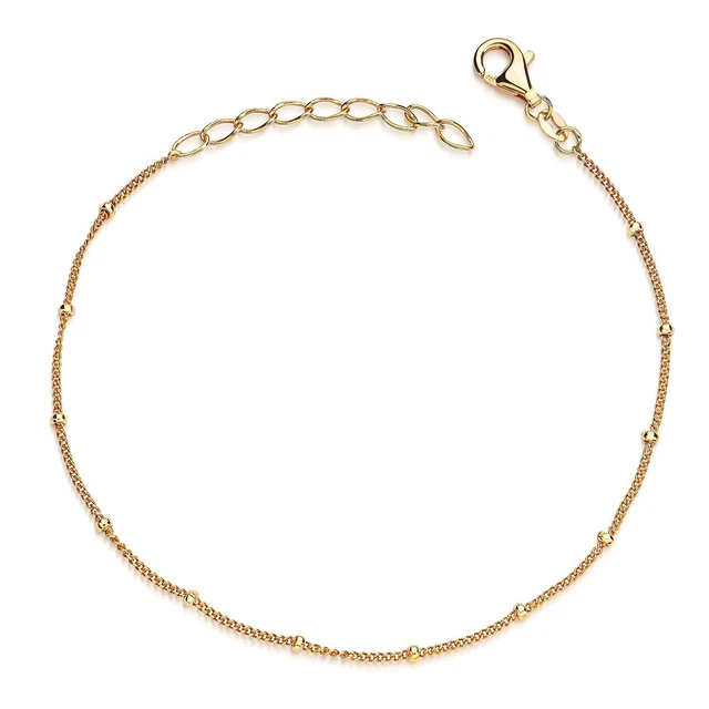 MATERIA Schlangenkette Armband – 3 Mm, 925 Sterling Silber, Rhodiniert, Länge Wählbar (17-23 Cm)