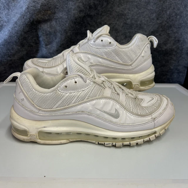 Nike air max 98 trainers pure platinum clearance white