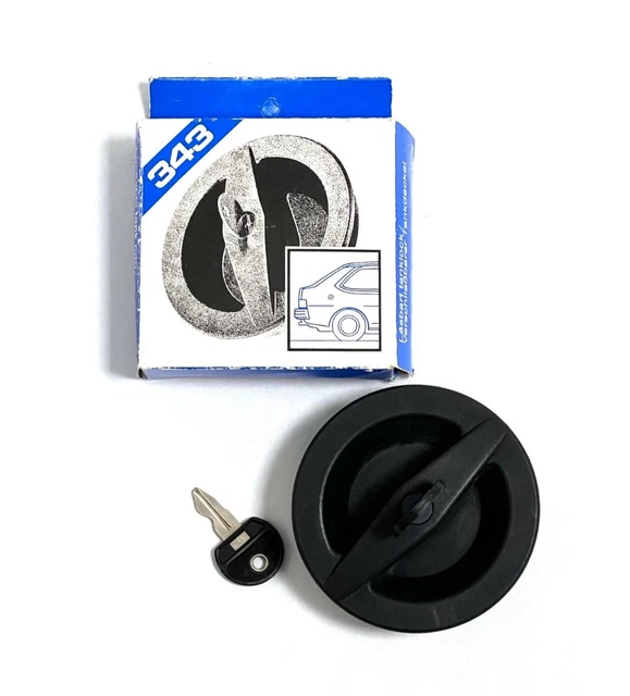 Genuine Volvo NOS Petrol Locking Cap w/ Keys 343 284430