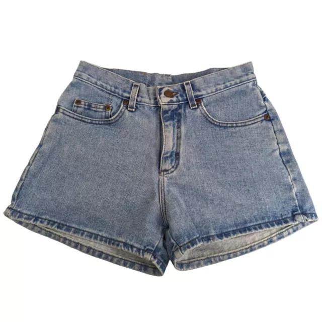 Lee Original Blue Denim Shorts Vintage Size 7