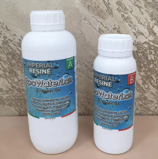 Imperial Resine Epo Water Lak Resina Trasparente Epossidica Bicomponente All'...