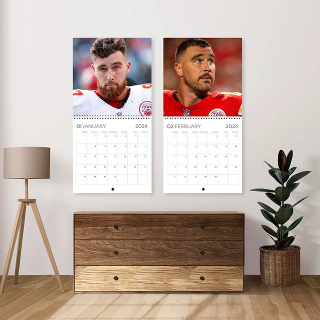 TRAVIS KELCE CALENDAR 2025 Travis Kelce 2025 Celebrity Wall Calendar
