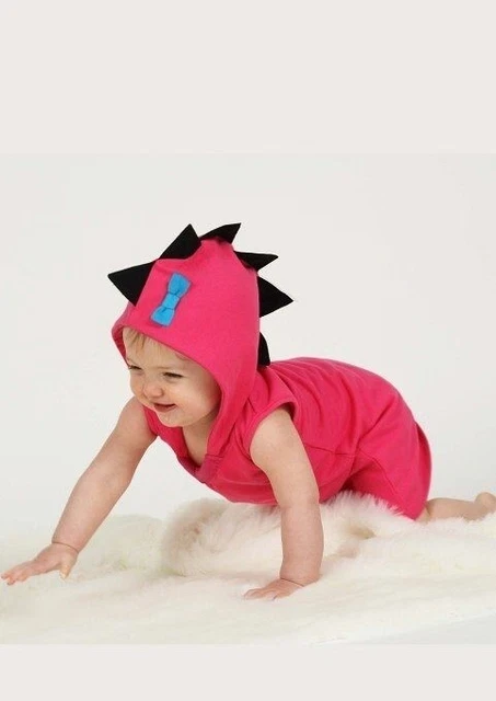 Wholesale Job Lot Bundle of 12 Baby & Toddler Dinosaur Dresses - 4 sizes PINK