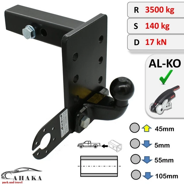 Attelage Remorque Vélo 12,2 Mm - Acier - Pour Remorque Enfant Burley - Neuf